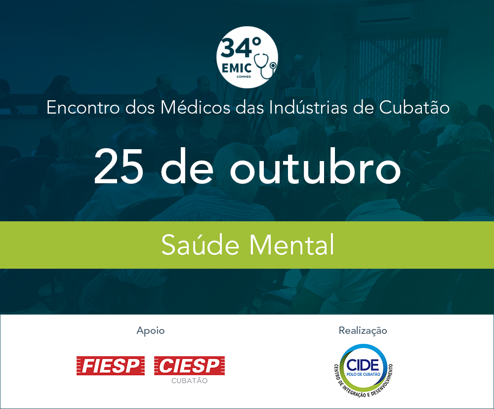 Saúde Mental será o tema do 34° EMIC