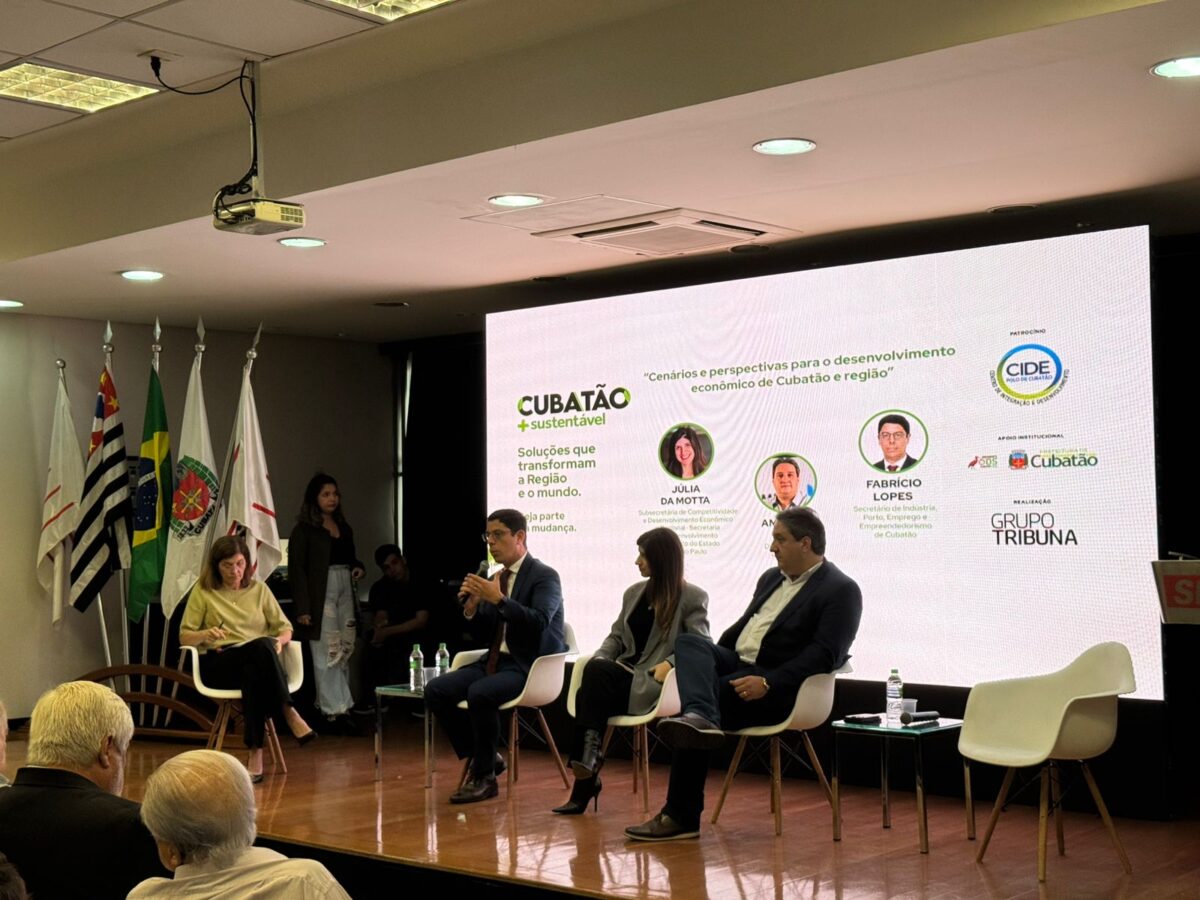 Fórum Cubatão + Sustentável reúne representantes do setor industrial e poder público.